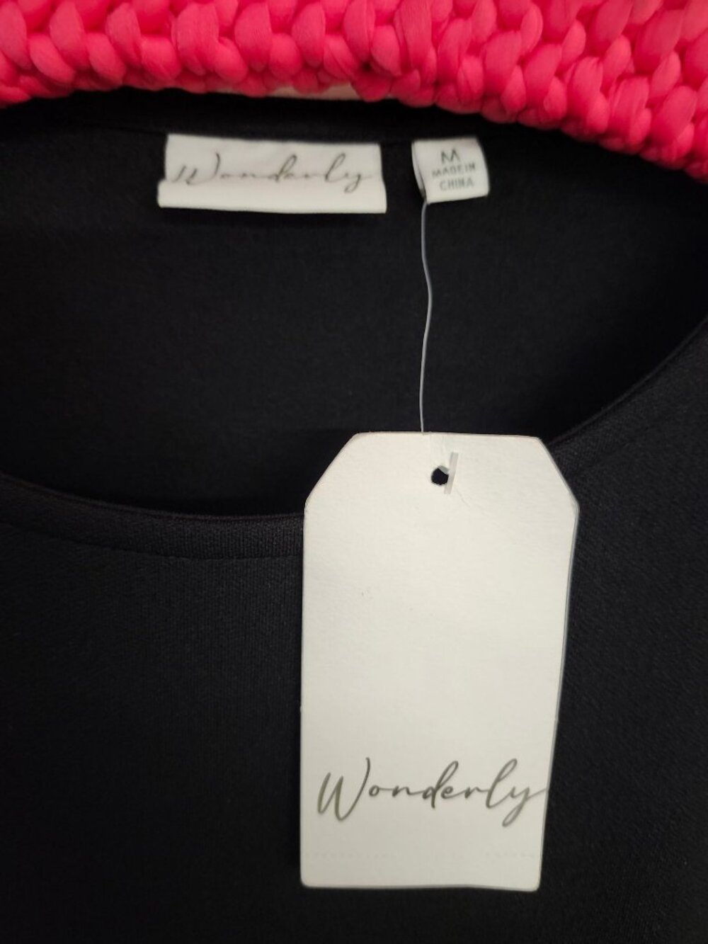 NWT Wonderly Sz Medium LBD Long Sleeve Size M Black Dress - Picture 7 of 7